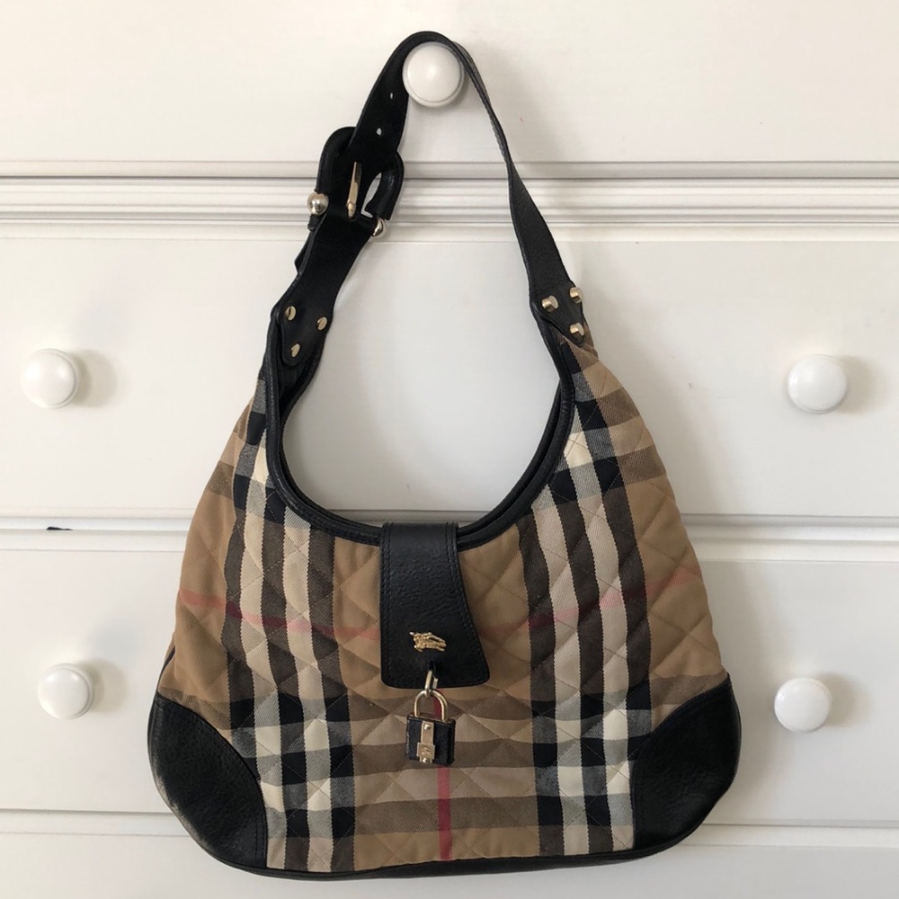 Burberry Nova Check Hobo bag